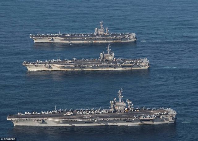 Mỹ sẽ điều hai tàu sân bay tới Biển Đông diễn tập - 1