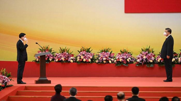 phát biểu đáng chú ý của ông tập tại lễ nhậm chức của lãnh đạo hong kong