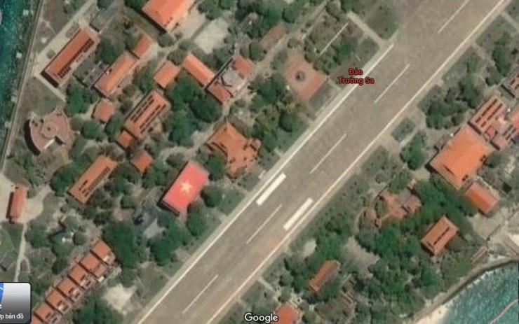 Cờ Tổ quốc trên đảo Trường Sa Lớn đã được khôi phục trên Google Maps - 1