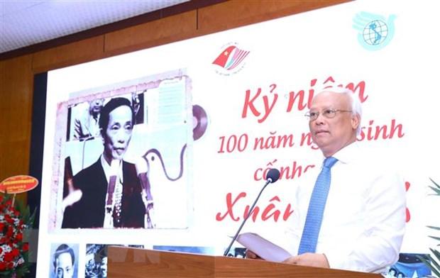 Trang trong ky niem 100 nam ngay sinh co nhac sy Xuan Oanh hinh anh 1