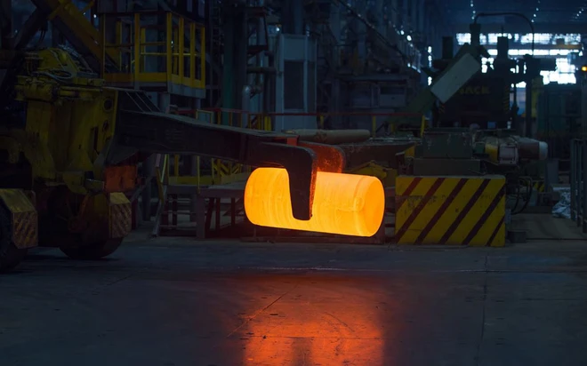 Phôi hợp kim titan tại nhà máy VSMPO-AVISMA ở Verkhnyaya Salda, Nga năm 2018. Ảnh: Bloomberg