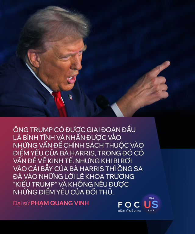 Ông Trump bỏ lỡ cơ hội và mắc "bẫy" trước bà Harris: Tác động từ cuộc tranh luận đầu tiên đến đường đua sắp tới - Ảnh 4.