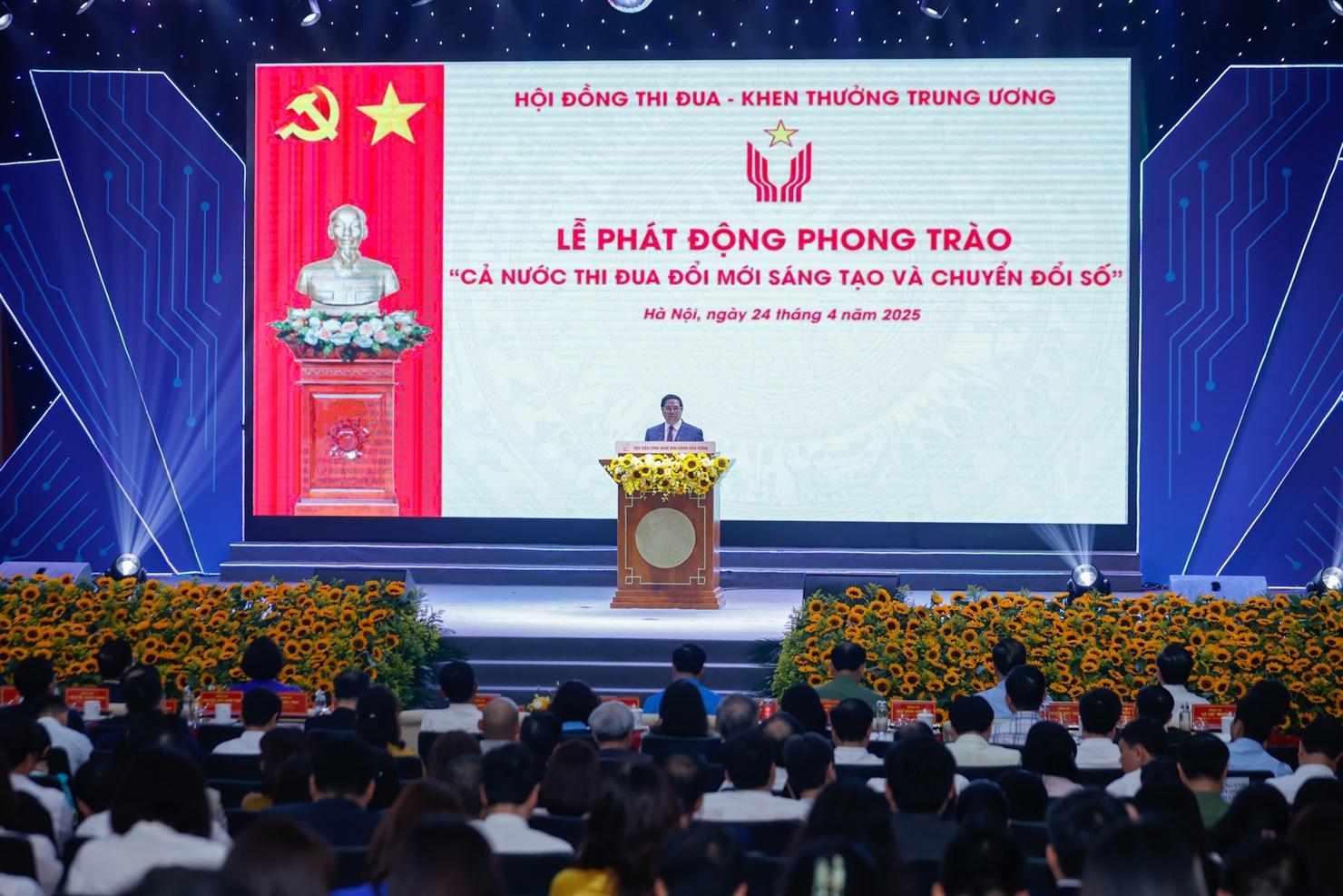 Thủ tướng Chính phủ phát biểu tại lễ phát động. Ảnh: VGP.