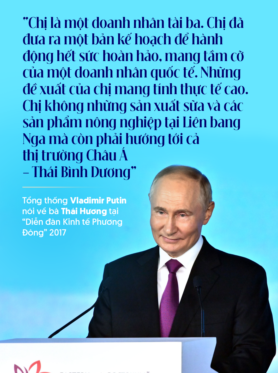 Bà Thái Hương biến "vùng đất hoang" ở Nga thành "mỏ vàng": Câu chuyện khiến TT Putin ca ngợi - Ảnh 3.