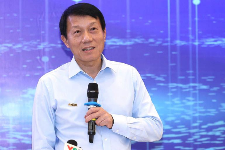 Đại tướng Lương Tam Quang - Bộ trưởng Bộ Công an, Chủ tịch Hiệp hội Dữ liệu Quốc gia phát biểu tại Phiên họp.