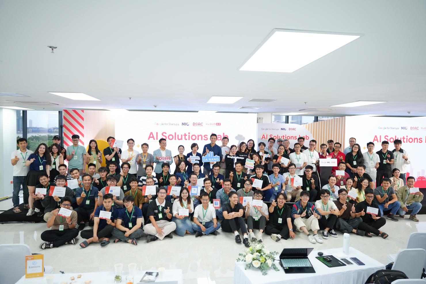 Các startup tham gia AI Solutions Lab tại Đà Nẵng.