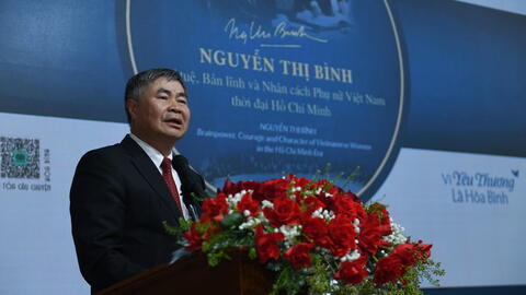 MỘT SỐ HÌNH ẢNH: KHAI MẠC TRƯNG BÀY CHUYÊN ĐỀ NGUYỄN THỊ BÌNH – TRÍ TUỆ, BẢN LĨNH VÀ NHÂN CÁCH PHỤ NỮ VIỆT NAM THỜI ĐẠI HỒ CHÍ MINH
